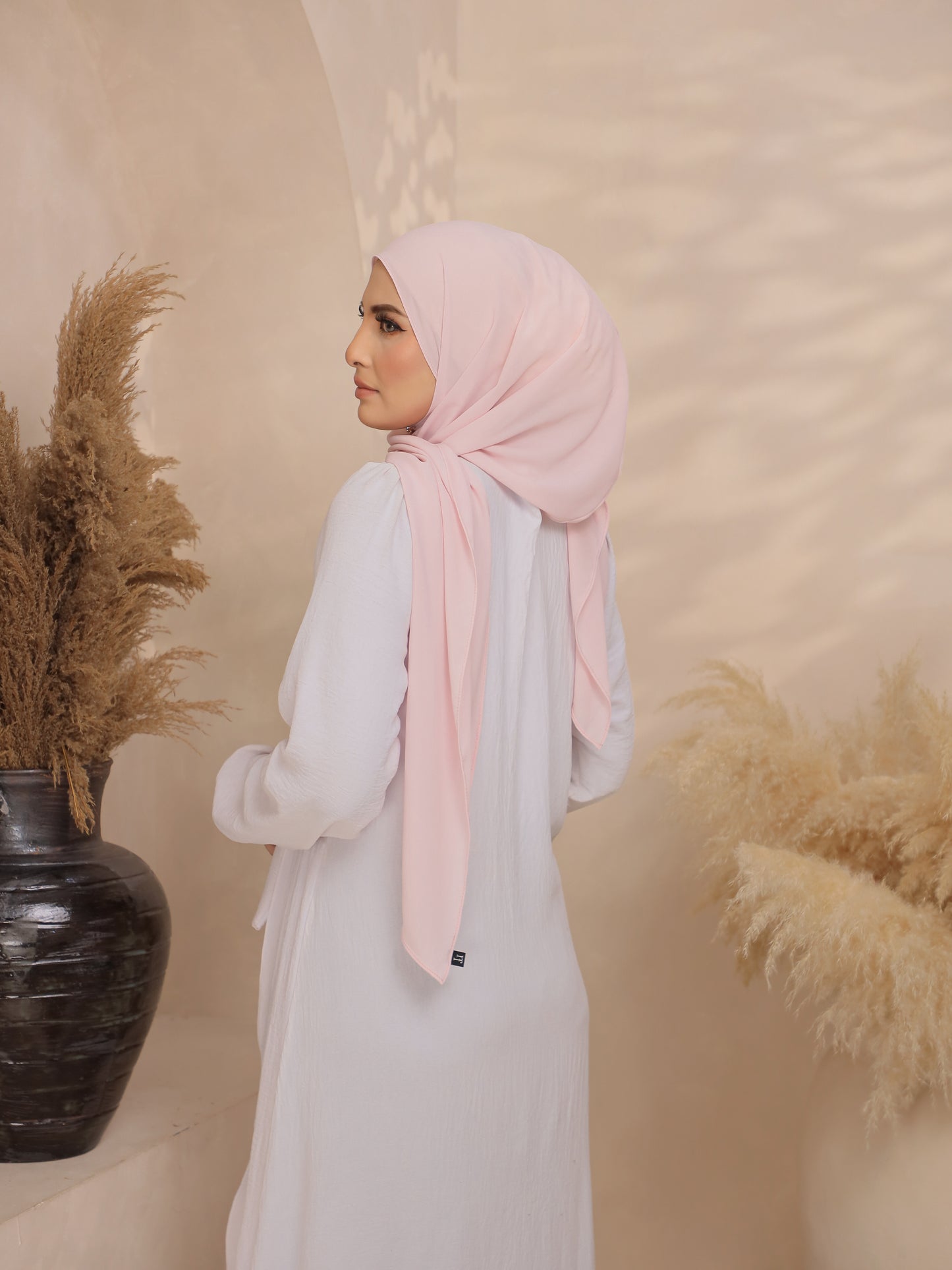 Hoodie Chiffon in Macaroon