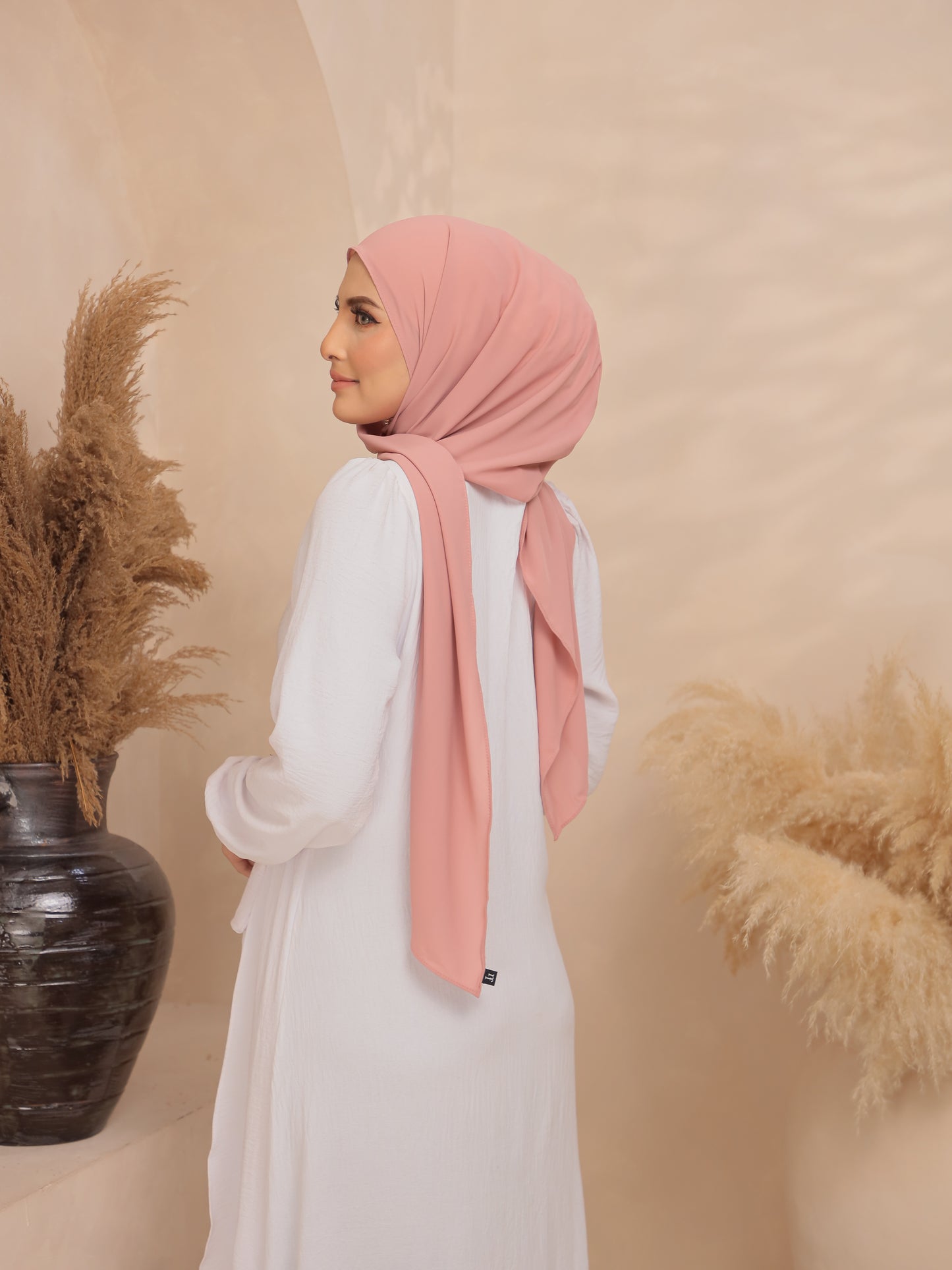 Hoodie Chiffon in Pink