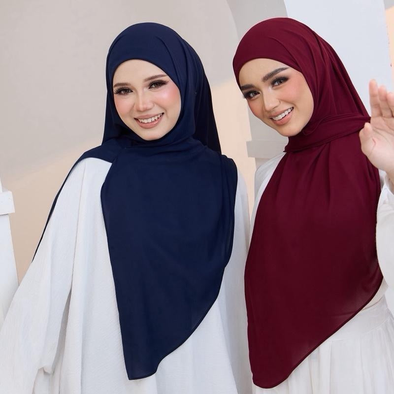 Trishawl Chiffon Luxe 2.0 in BlueInk