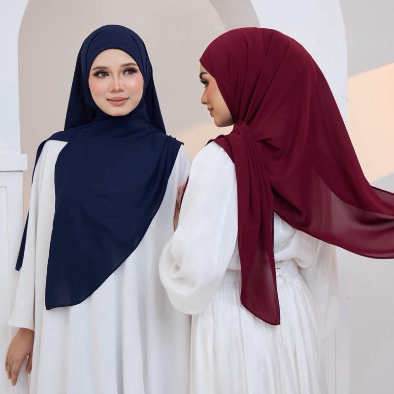 Trishawl Chiffon Luxe 2.0 in Burgundy