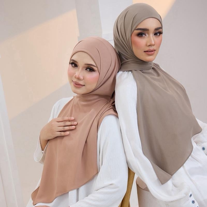 Trishawl Chiffon Luxe 2.0 in WarmTaupe