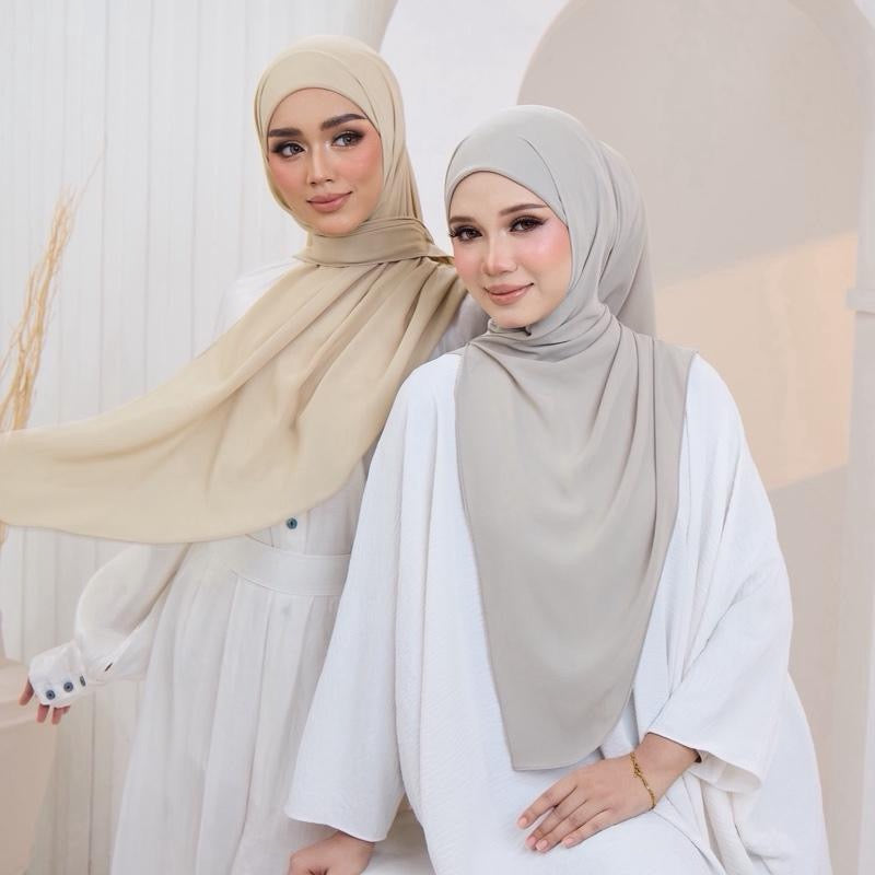Trishawl Chiffon Luxe 2.0 in PaleYellow