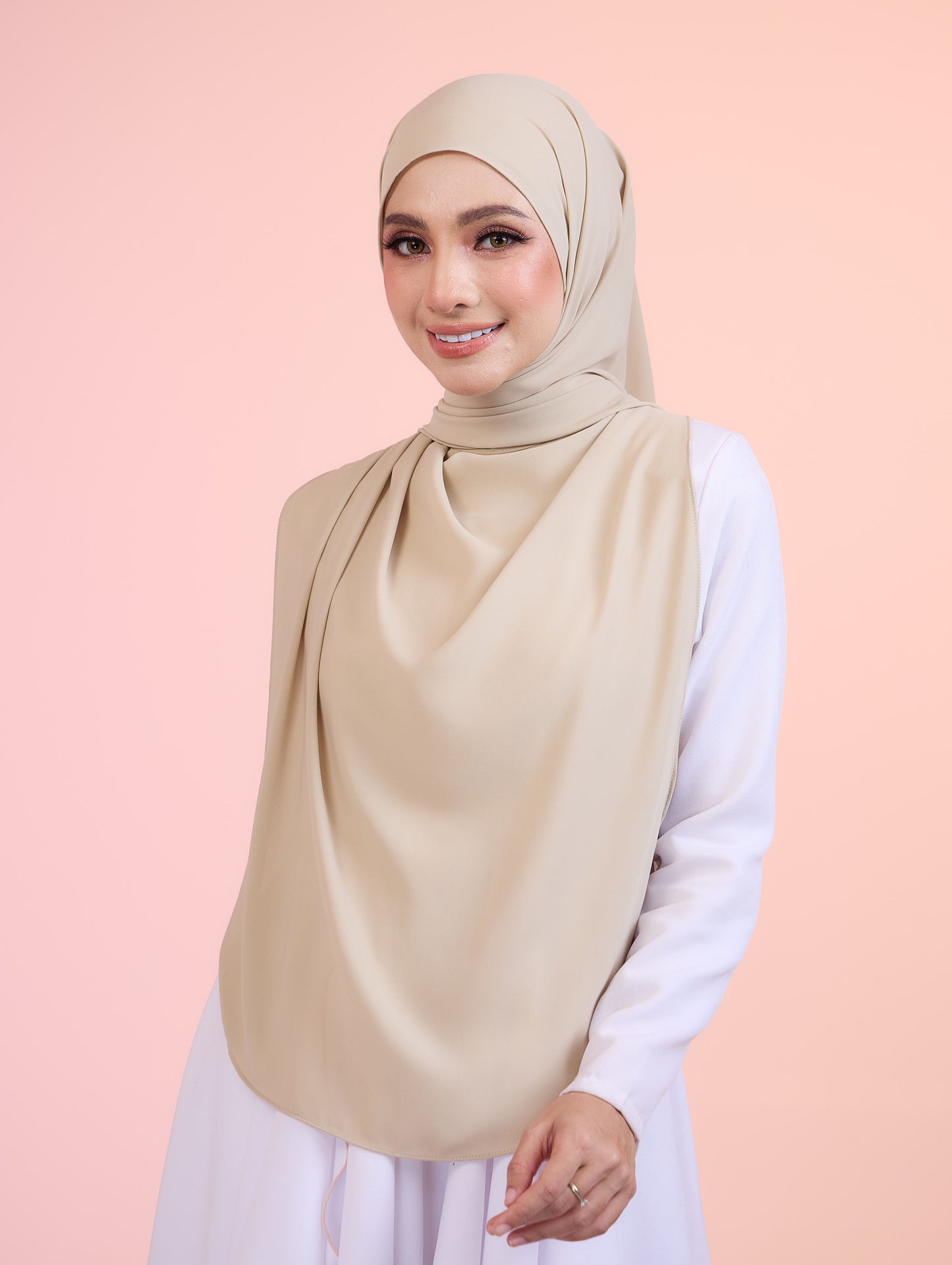 Butterfly Hoodie Shawl in Pale Yellow