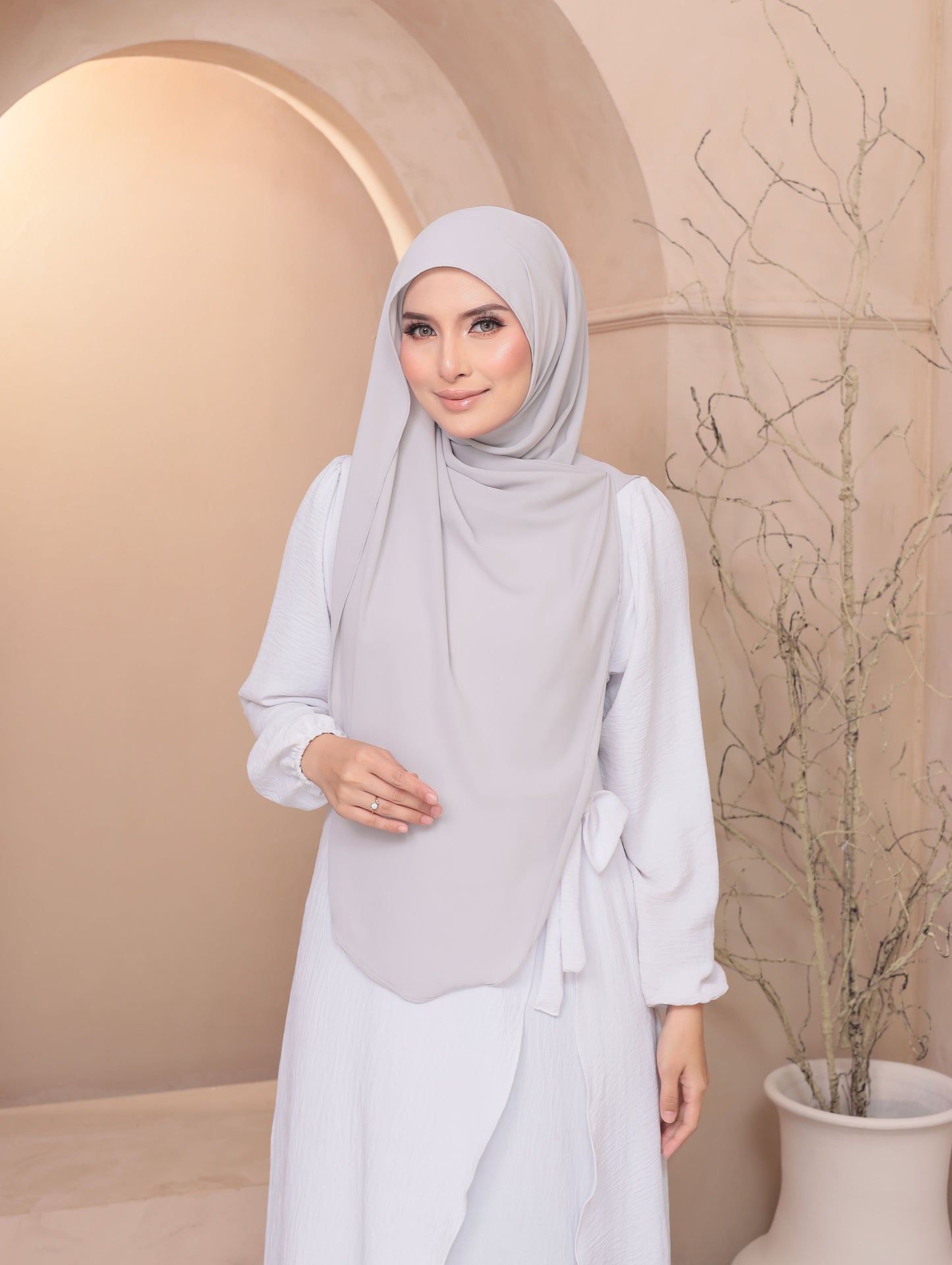 Butterfly Chiffon in Cloud