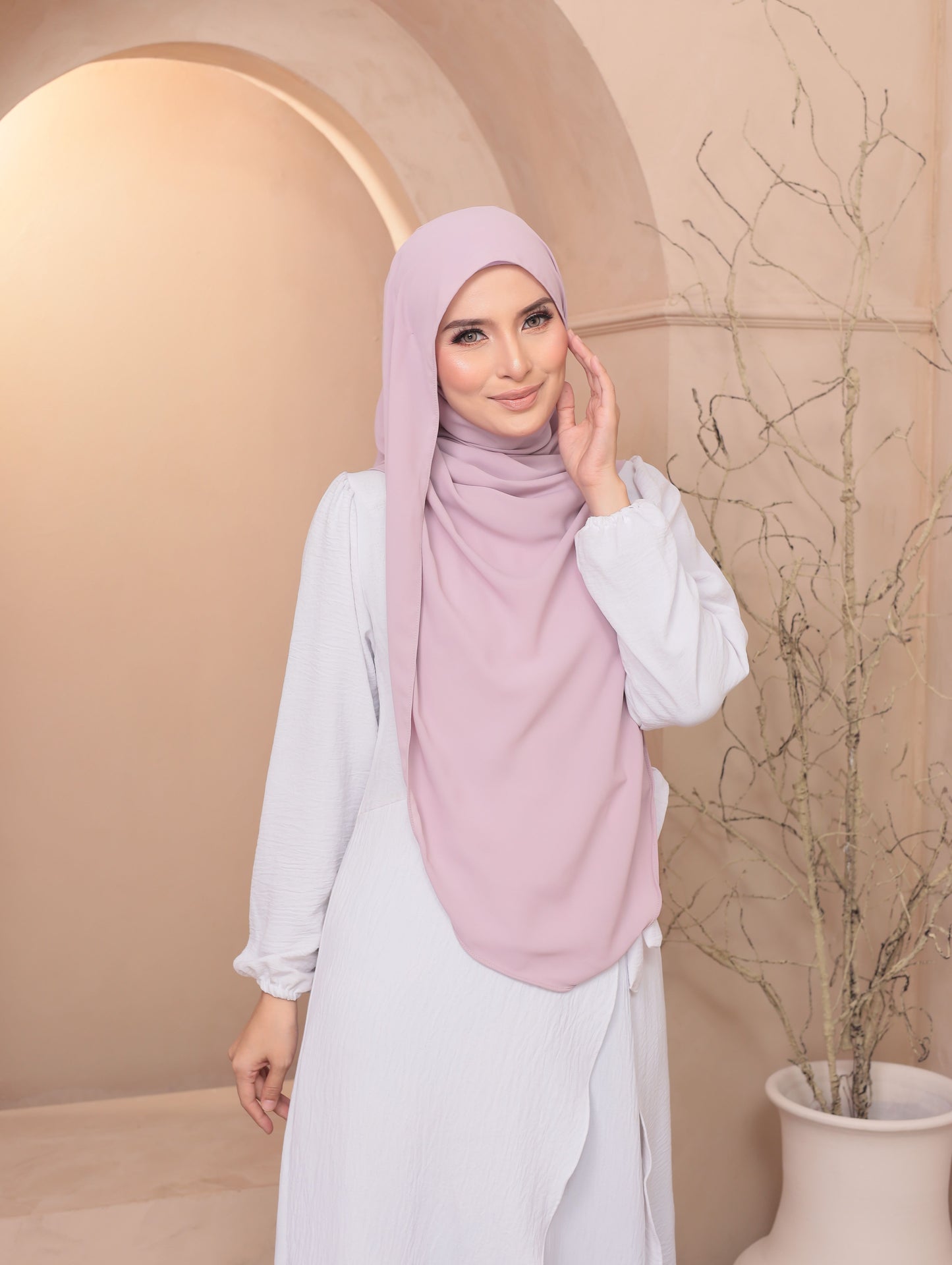 Butterfly Chiffon in Purple