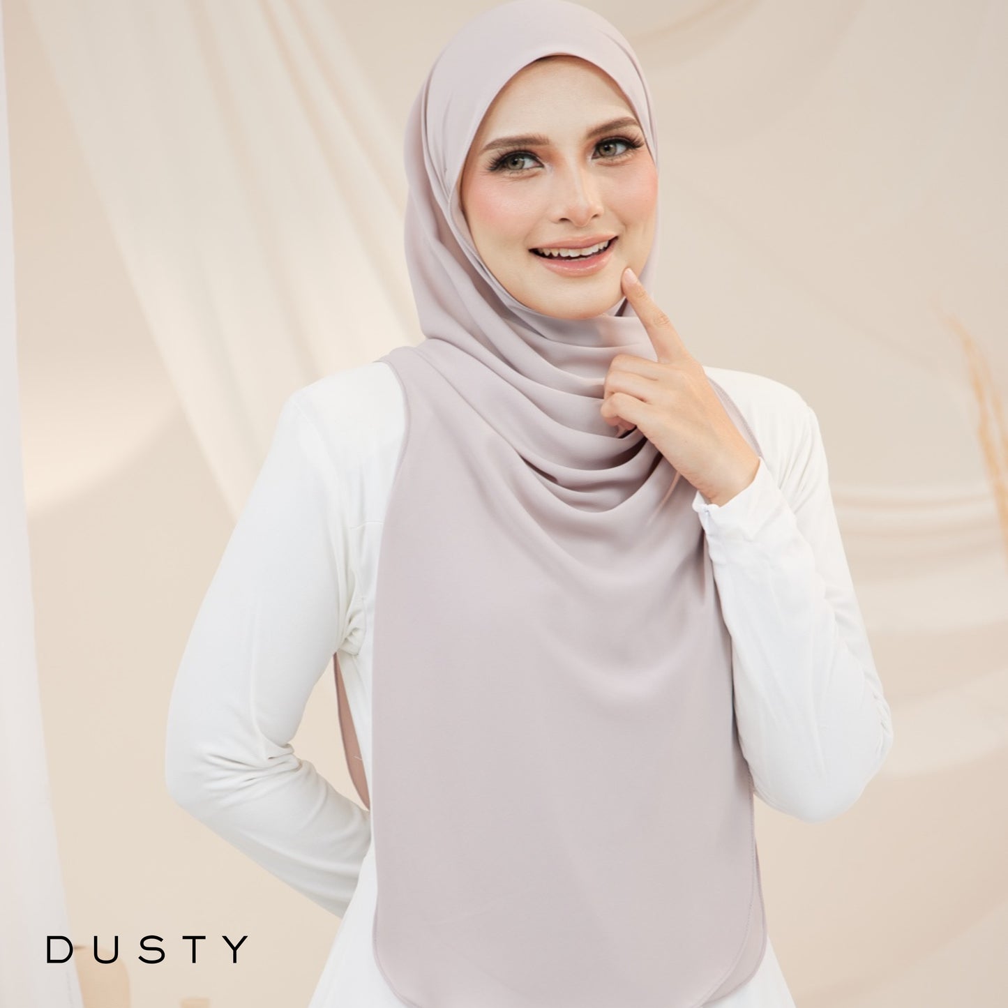 Maya Shawl Chiffon in Dusty