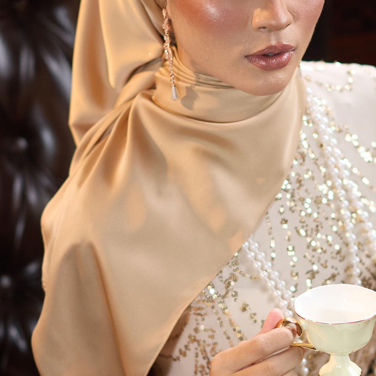 Trishawl Armani Silk in Cream