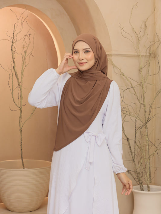 Bawal Lazy Premium Mosscrepe in Coco
