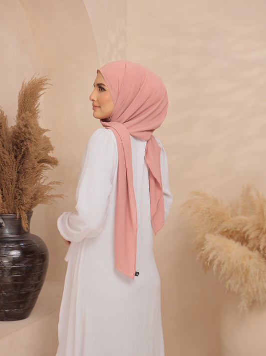 Hoodie Chiffon in Pink