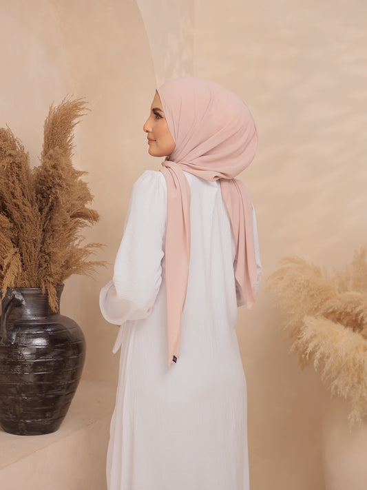 Hoodie Chiffon in RosePink