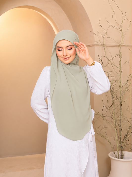 Butterfly Chiffon in Pistachio