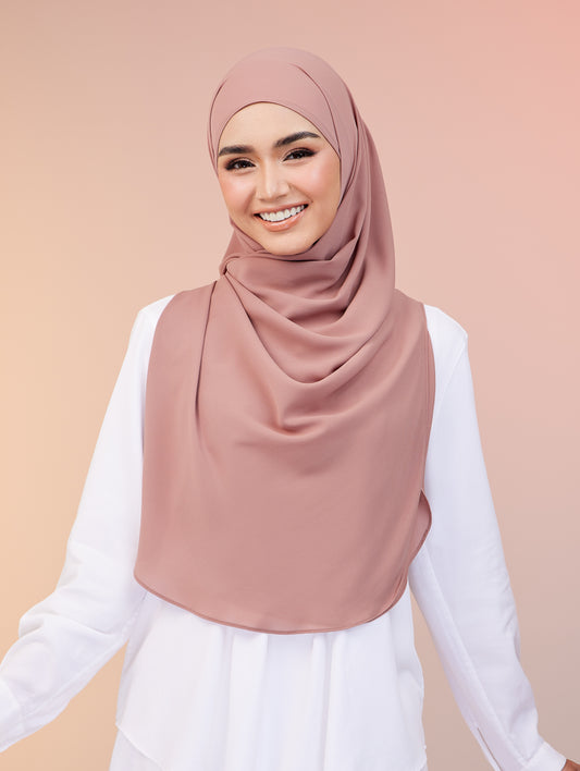 Maya Shawl Chiffon in Blush