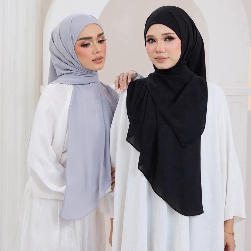 Trishawl Chiffon Luxe 2.0 in Black