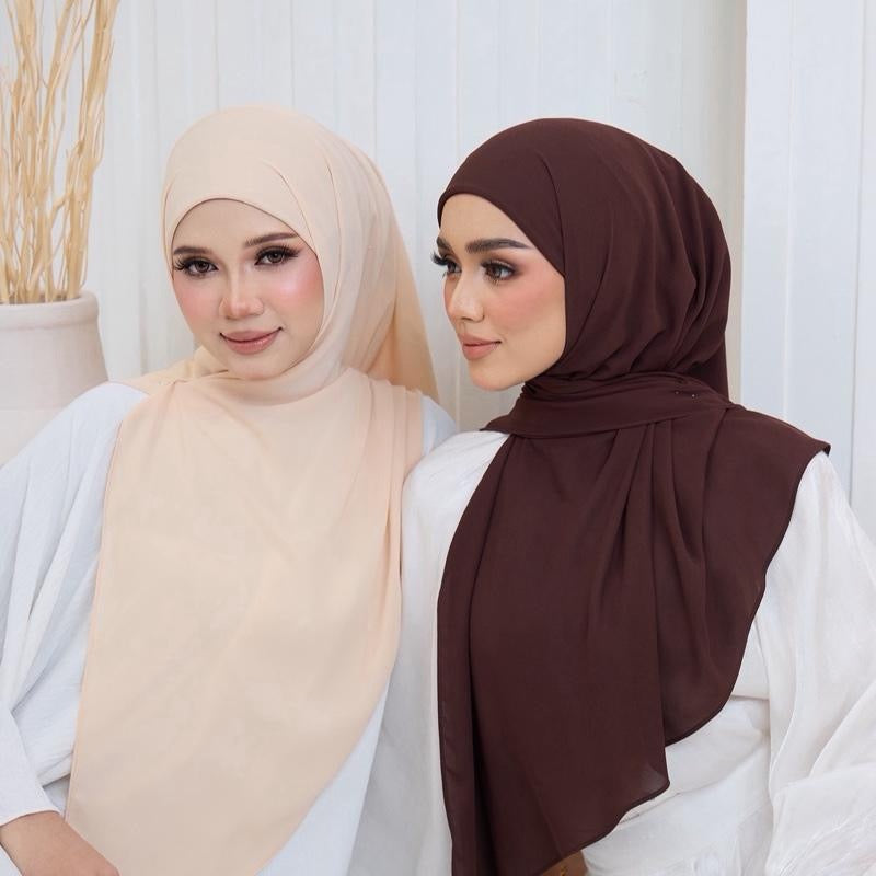 Trishawl Chiffon Luxe 2.0 in ButterCream