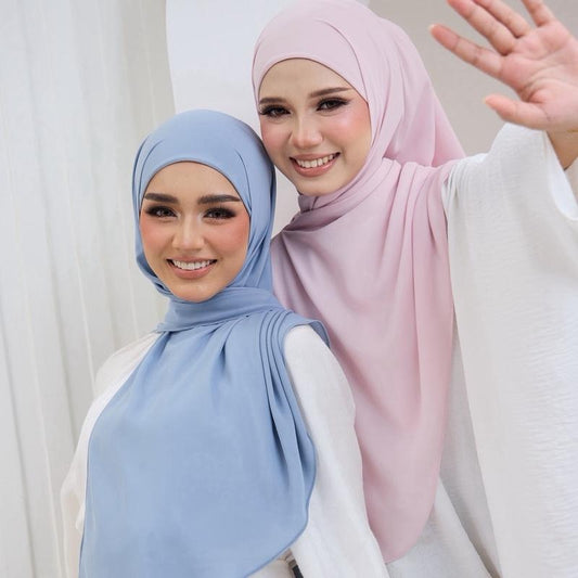 Trishawl Chiffon Luxe 2.0 in SoftPink