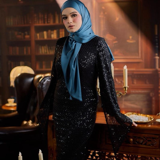 Trishawl Armani Silk in Aqua