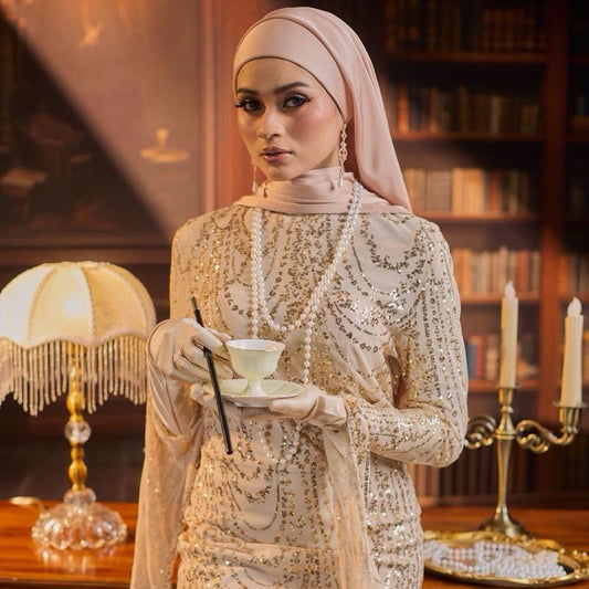 Trishawl Armani Silk in Nude