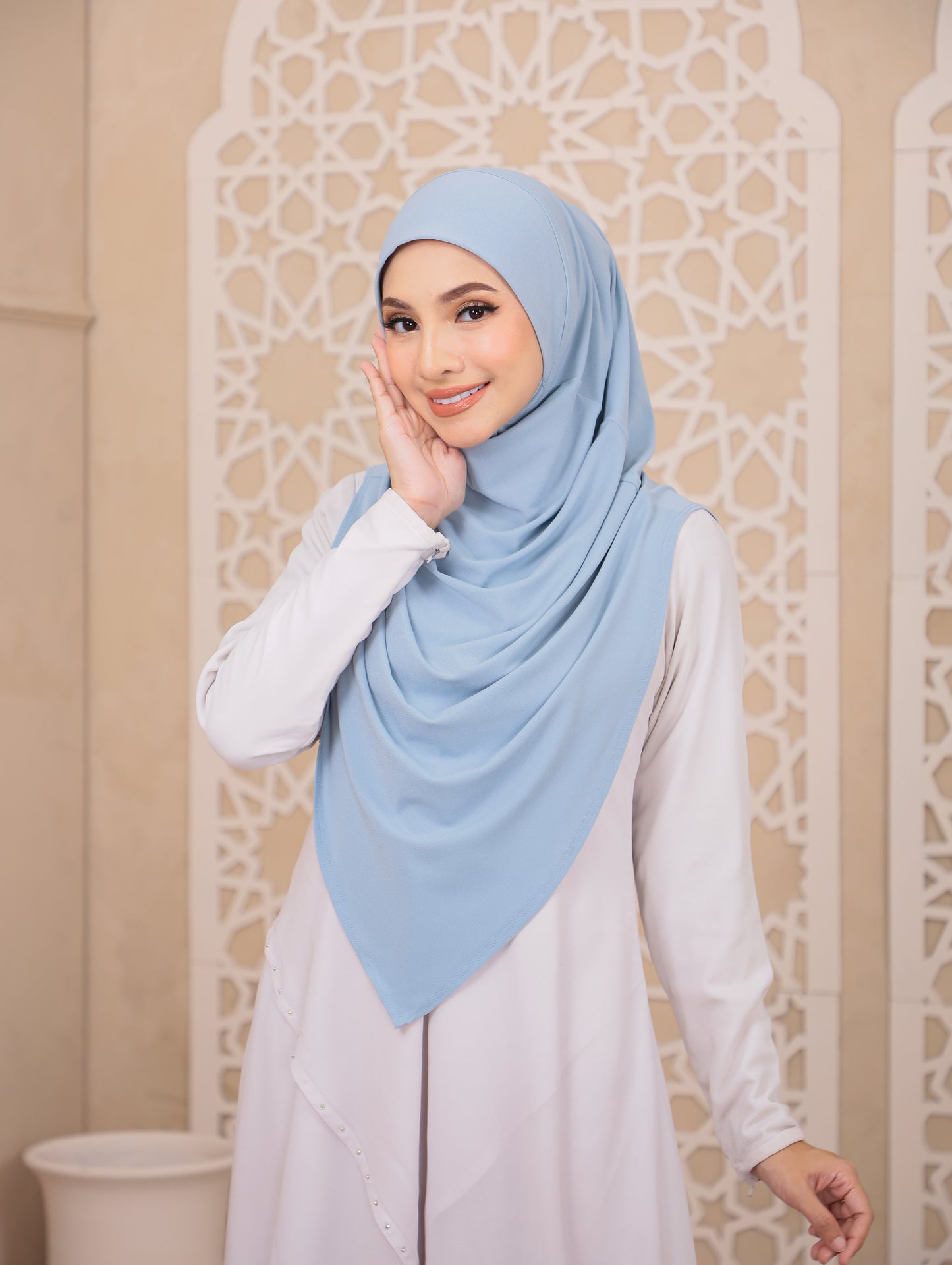 Husna Instant Hijab in Babyblue