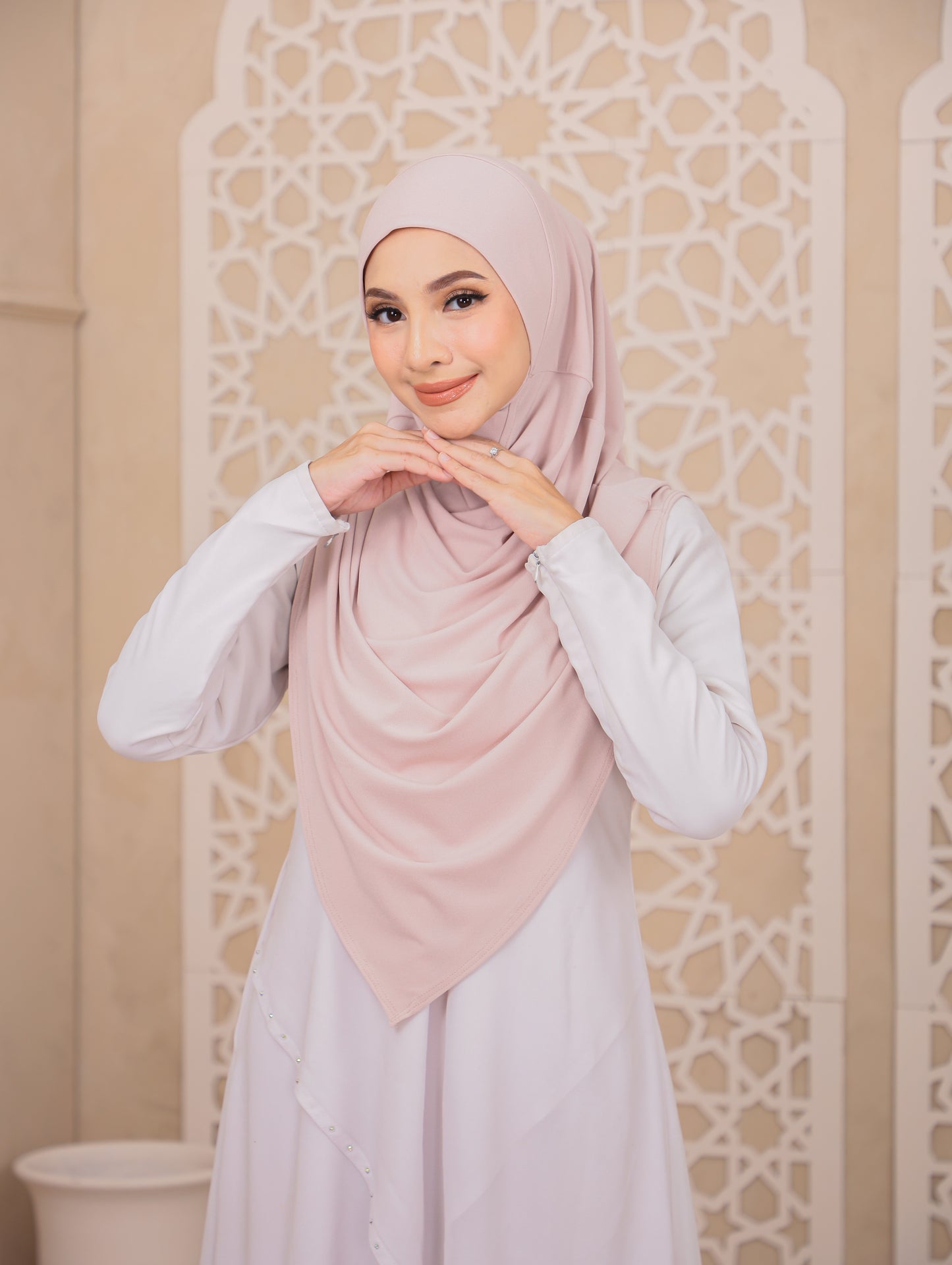 Husna Instant Hijab in Softpink