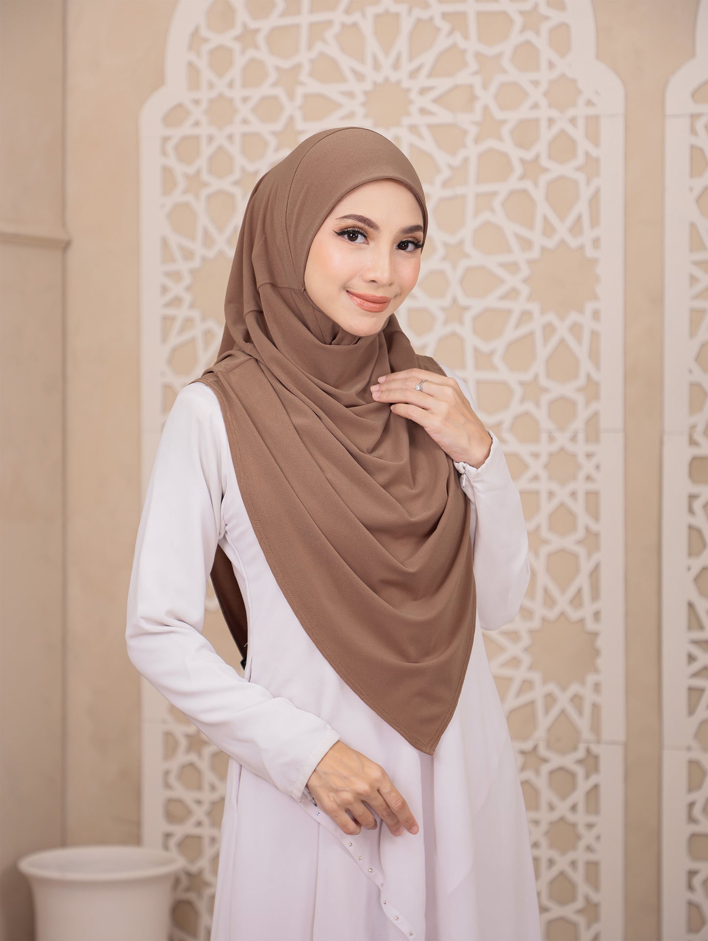 Husna Instant Hijab in Coco
