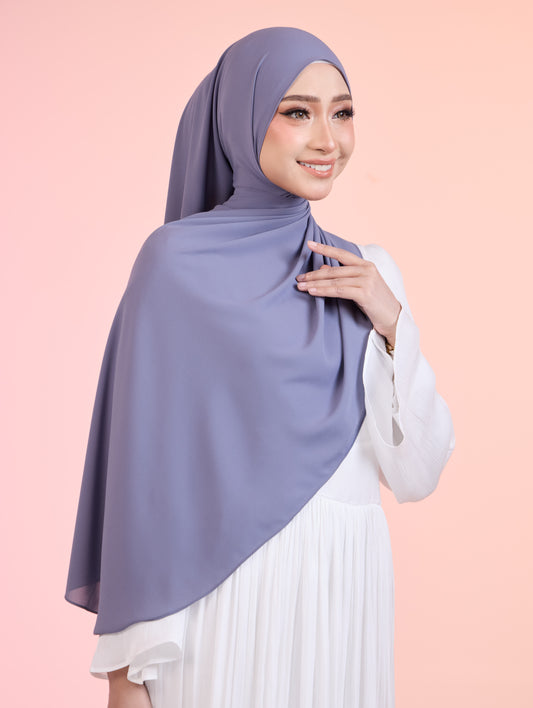 LUNARA Shawl in Powder Blue