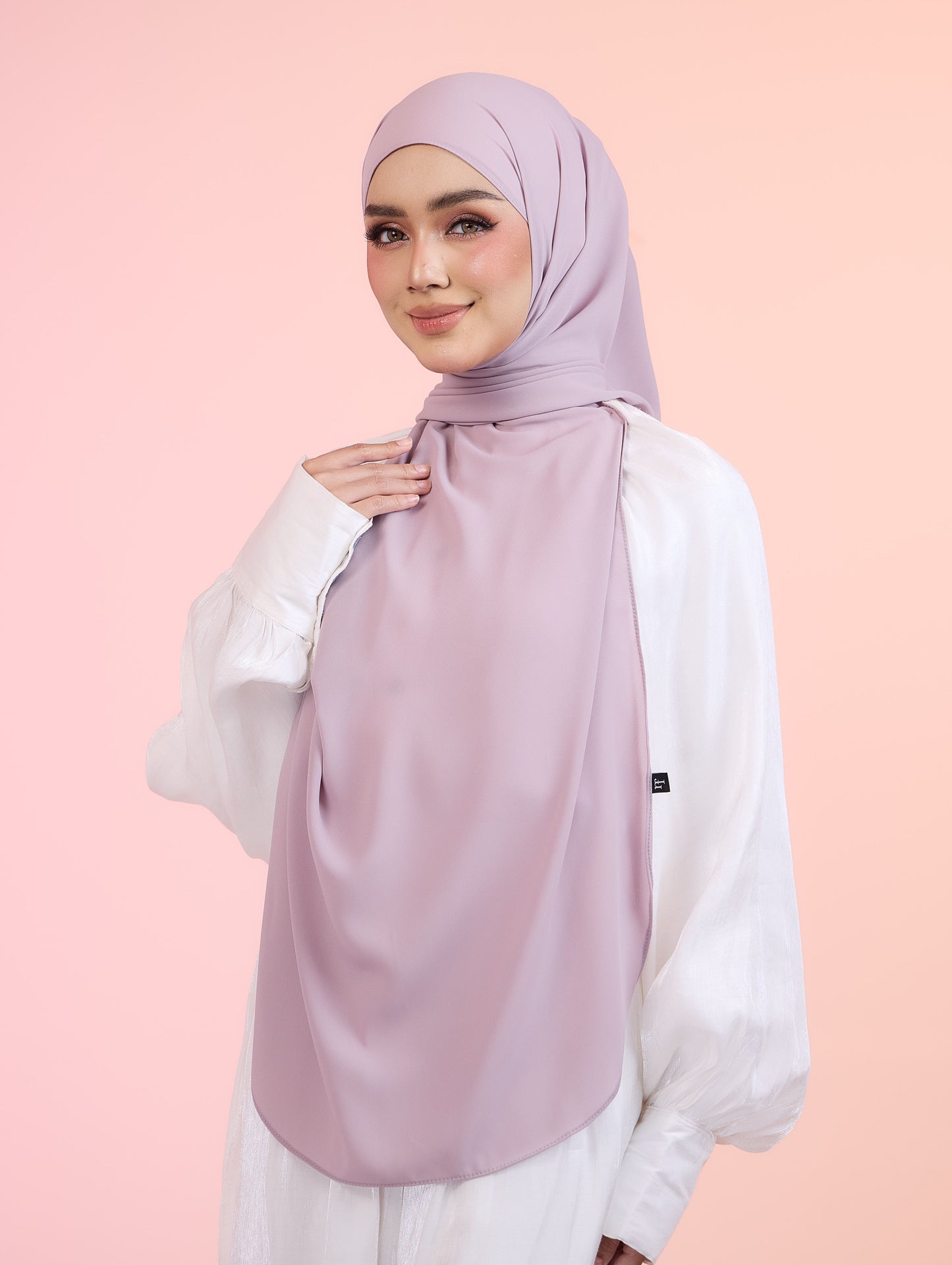 Butterfly Hoodie Shawl in Dusty Purple