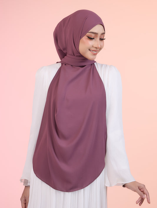 Butterfly Hoodie Shawl in Berry