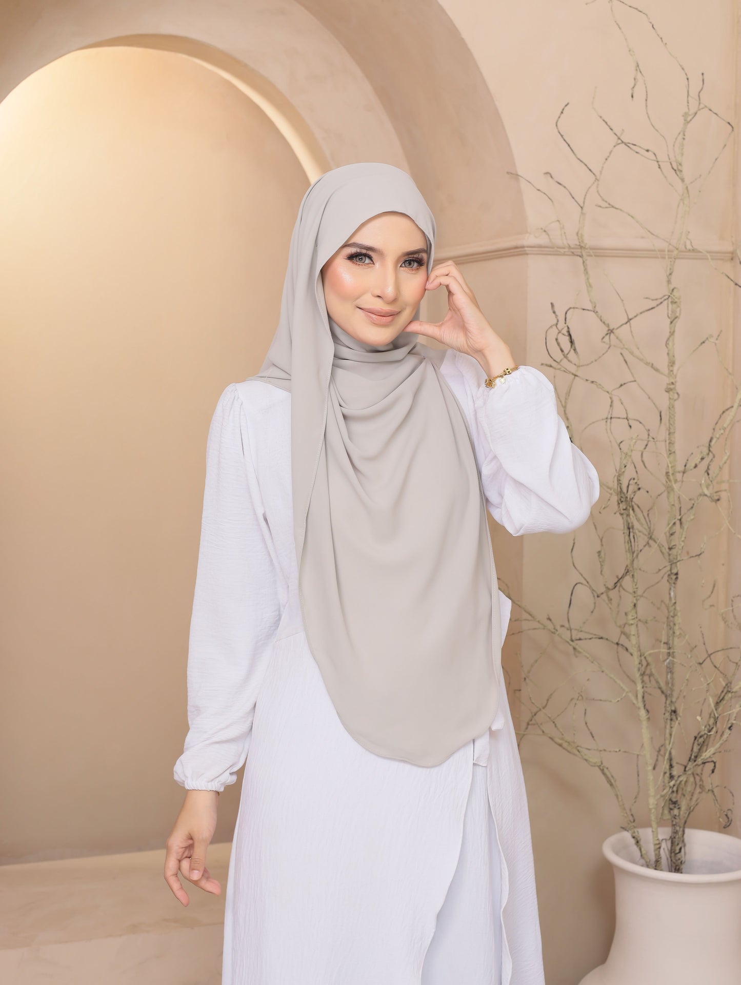 Butterfly Chiffon in Ivory