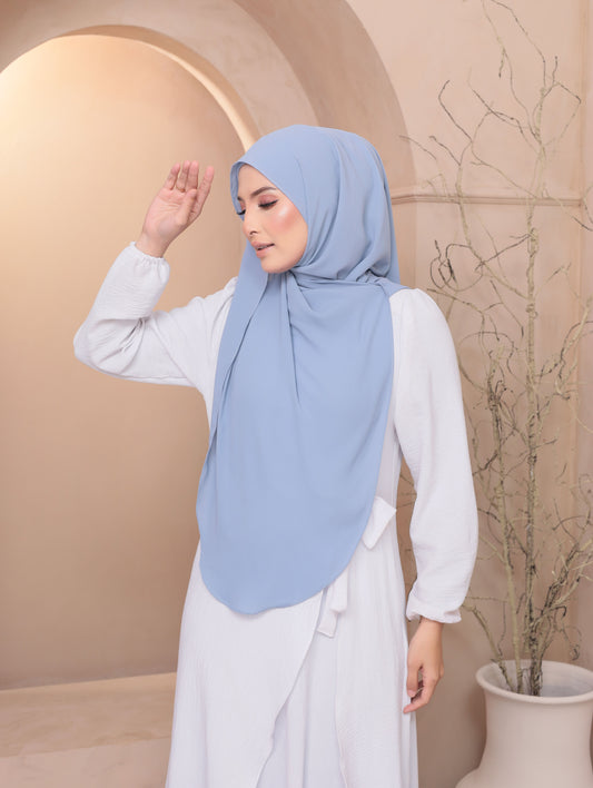 Butterfly Chiffon in PowderBlue