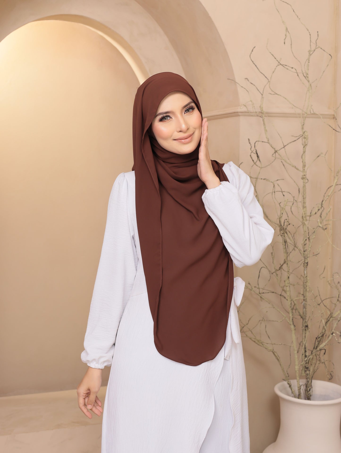 Butterfly Chiffon in DarkCoco