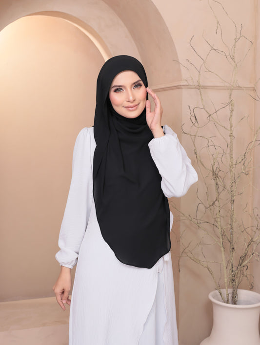 Butterfly Chiffon in Black