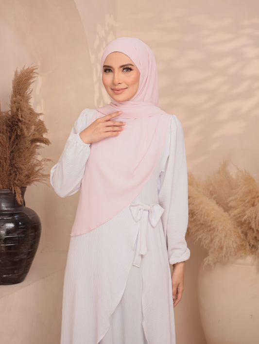 Trishawl Chiffon in Macaroon