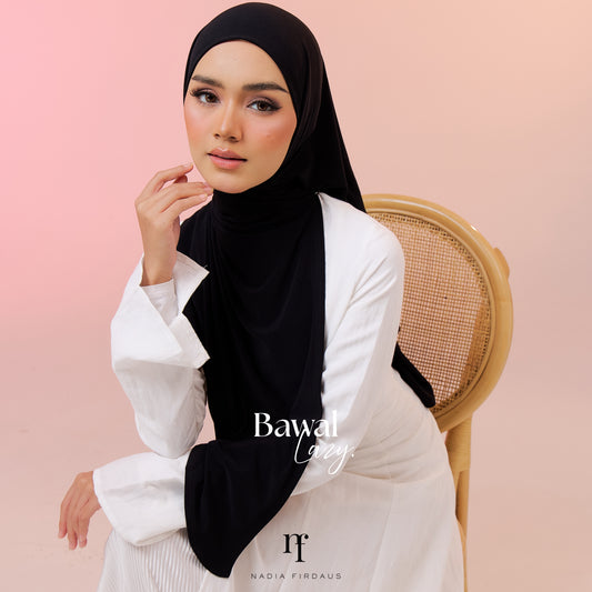 Bawal Lazy Lycra Jersey in Black