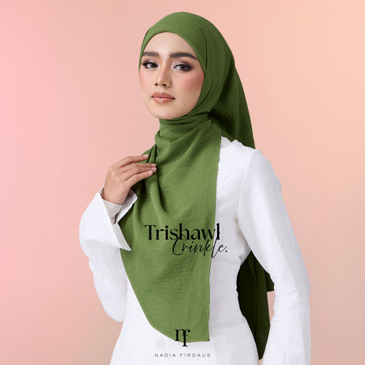 Trishawl Crinkle 2.0 in Sage