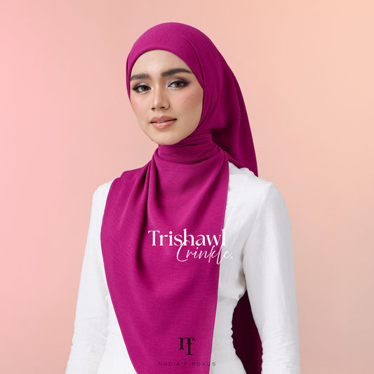 Trishawl Crinkle 2.0 in Magenta