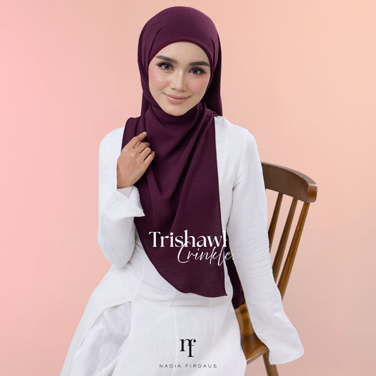Trishawl Crinkle 2.0 in Wine
