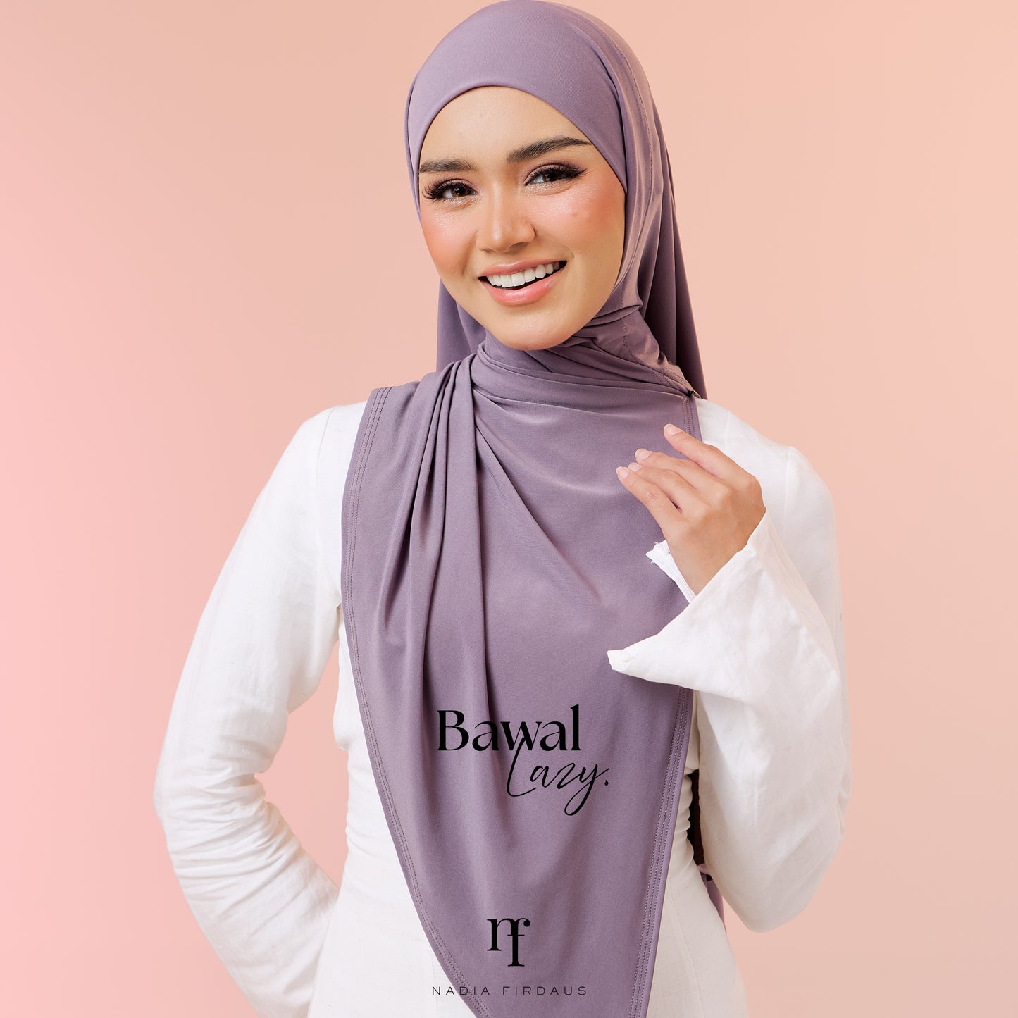 Bawal Lazy Lycra Jersey in Lilac