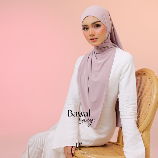 Bawal Lazy Lycra Jersey in Pale Mauve