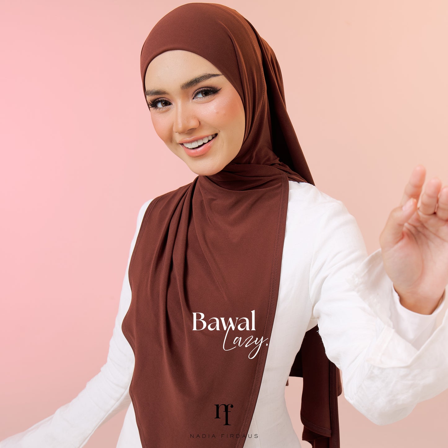 Bawal Lazy Lycra Jersey in Dark Coco