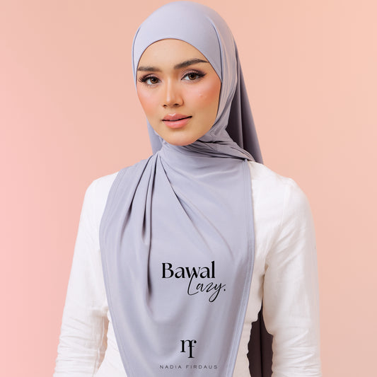 Bawal Lazy Lycra Jersey in Silver