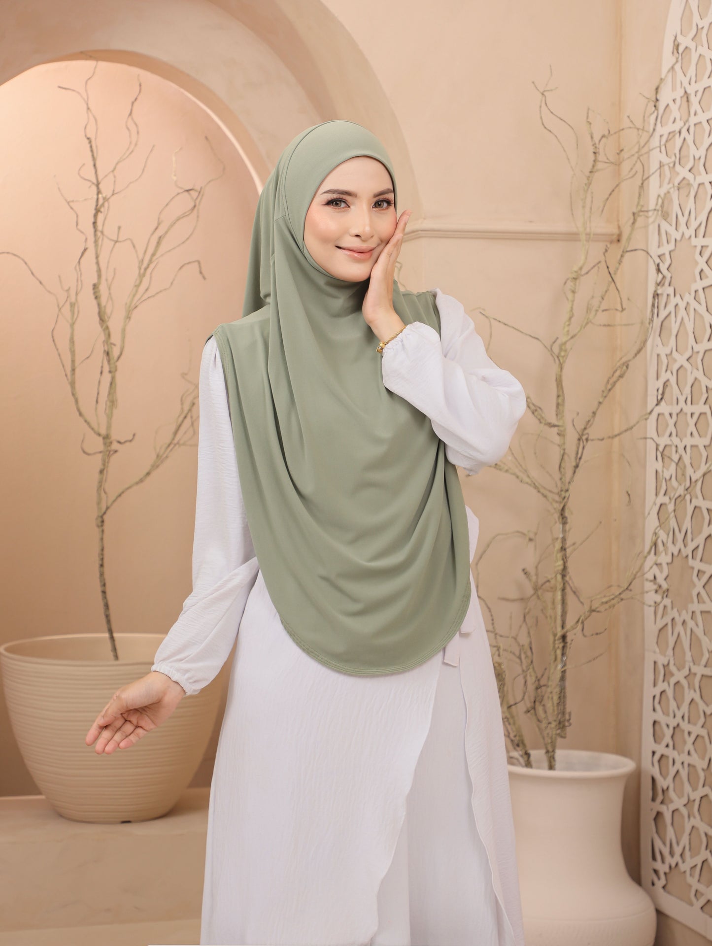 Sarung Labuh in Pistachio