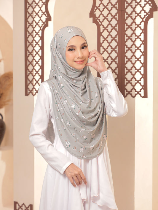 Zoya Labuh Bunga Series in Silver